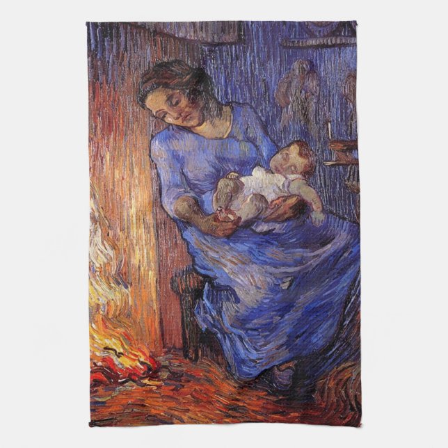 Linge De Cuisine L'homme est en mer par Vincent van Gogh (Vertical)