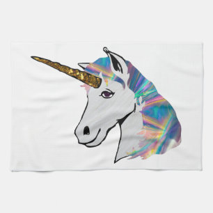 Linge De Cuisine licorne holographique