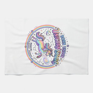 Linge De Cuisine Licorne née sous les étoiles de licorne Impression