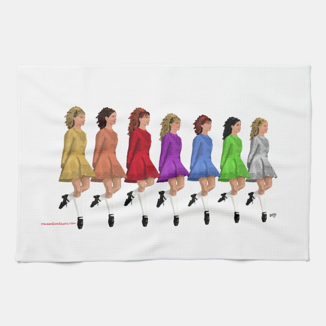 Linge De Cuisine Ligne arc-en-ciel (Horizontal)