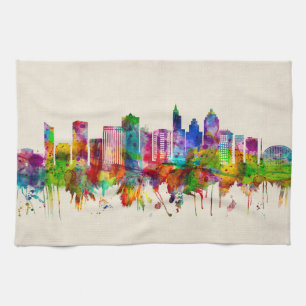 Linge De Cuisine Ligne de Raleigh Caroline du Nord