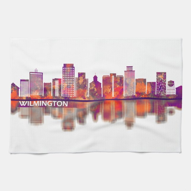 Linge De Cuisine Ligne de Wilmington Delaware (Horizontal)