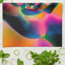 Lignes torsadées abstraites de couleur en sculptur