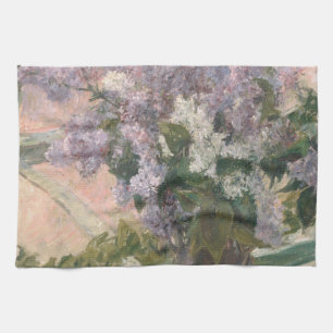 Linge De Cuisine Lilacs dans la fenêtre par Mary Cassatt Peintre am