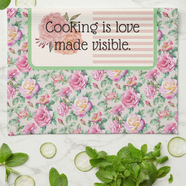 Linge De Cuisine linge de cuisine. La cuisine est l'amour rendu vis (Plié)