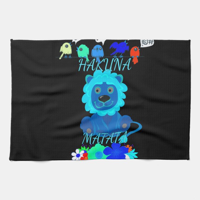 Linge De Cuisine Lion king.png de bébé de Hakuna Matata (Horizontal)