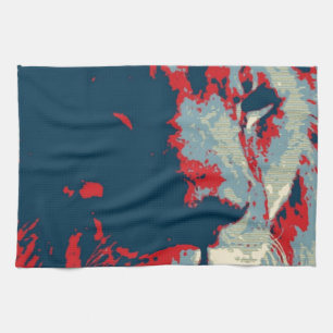 Linge De Cuisine Lion Pop Art