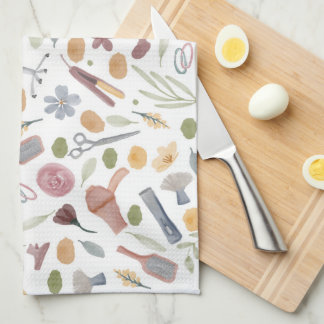 Linge De Cuisine Liste des cheveux | MOTIF | Aquarelle