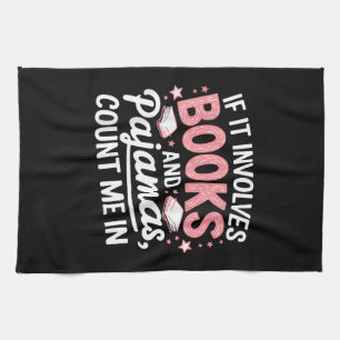 Linge De Cuisine Livre et pyjama Livre drôle amateur de livre humor