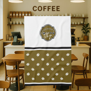 Linge De Cuisine Logo de salon de café maison/entreprise personnali