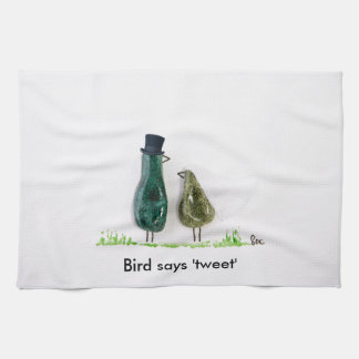 Linge De Cuisine L'oiseau dit 'tweet'