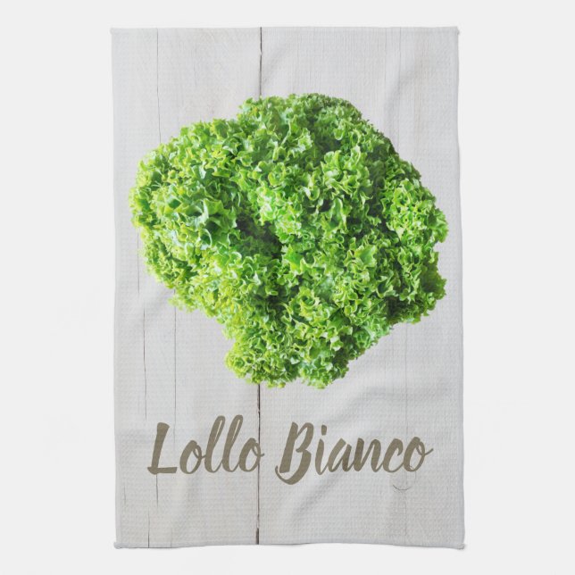 Linge De Cuisine Lollo Bianco Salade feuilles de laitue pour Vegas (Vertical)