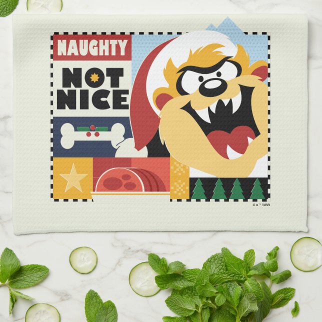 Linge De Cuisine LOONEY TUNES™ TAZ™ Naughty Not Nice (Plié)