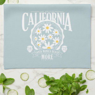 Linge De Cuisine Los Angeles California Floral Graphic