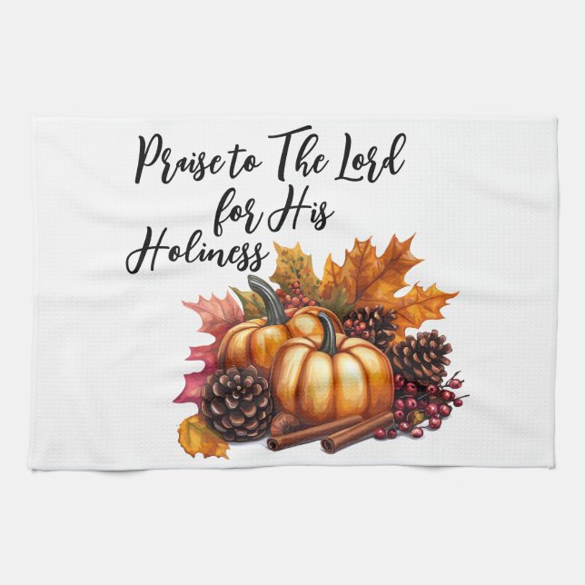 Linge De Cuisine Louange Le Seigneur (Horizontal)