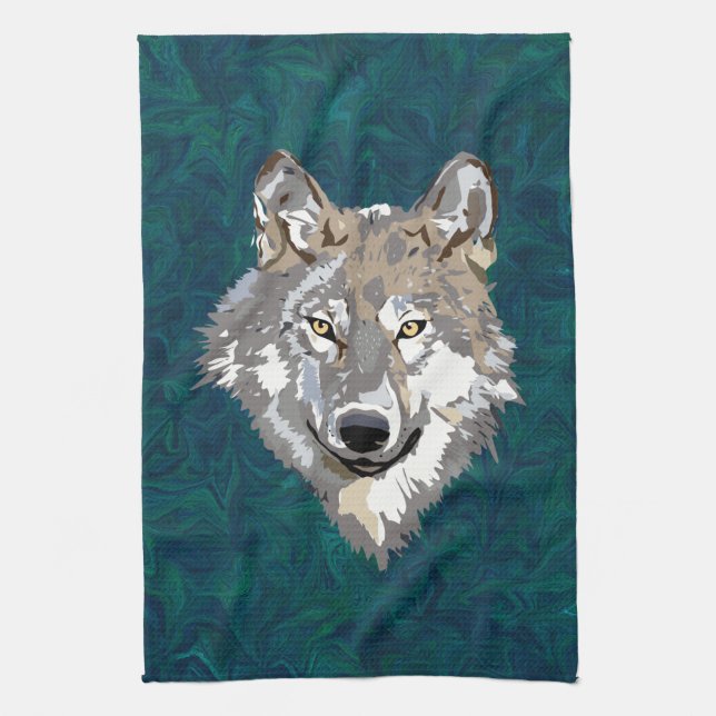 Linge De Cuisine loup (Vertical)