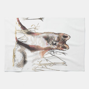 Linge De Cuisine Loup d'hiver