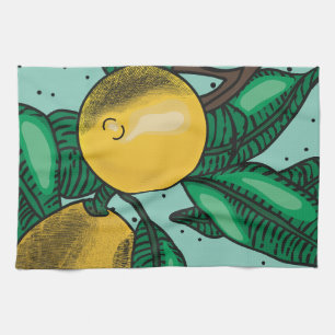 Linge De Cuisine Lovely Lemons Four Mitt et Pot Holders