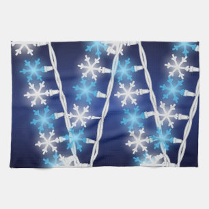 Linge De Cuisine Lumières en forme de flocon de neige