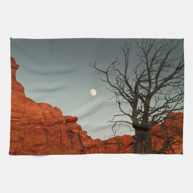 Linge De Cuisine Lune mauvaise (Horizontal)