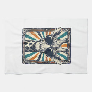 Linge De Cuisine Lunettes de soleil girafe vintage