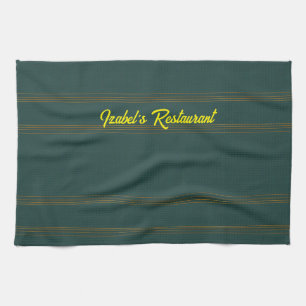 Linge De Cuisine Luxury Linen Popular Green Gold Texture Collection