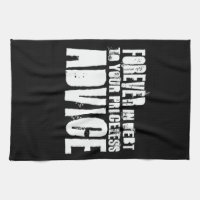 Lyrics Tea Towel