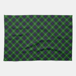 Linge De Cuisine MacDonald tartan bleu vert plaid