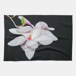 Linge De Cuisine Magnolia blanc