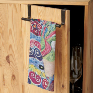 Linge De Cuisine Maiden (Vierge), Gustav Klimt, Art Nouveau Vintage