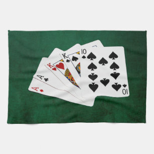 Linge De Cuisine Mains de poker - Deux paires - As, King