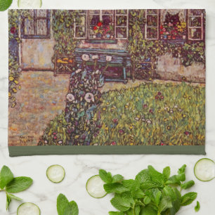 Linge De Cuisine Maison de Guardaboschi par Gustav Klimt, Art Vinta