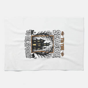 Linge De Cuisine Maison Hantée Saison Épouvante Vintage Halloween D