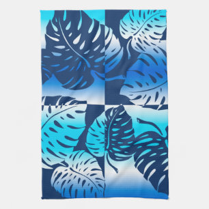 Linge De Cuisine Makua Monstera Hawaiian Stripe Blend Kitchen Towen