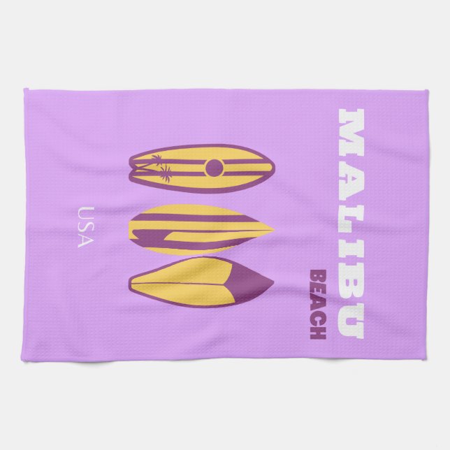 Linge De Cuisine Malibu, Plage de Malibu, Preppy, Preppy Girl, Viol (Horizontal)