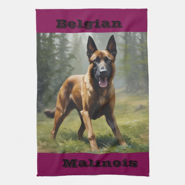 Linge De Cuisine Malinois belge (Vertical)