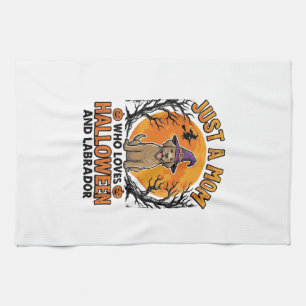 Linge De Cuisine Maman Labrador Halloween Design Chien Vintage_1