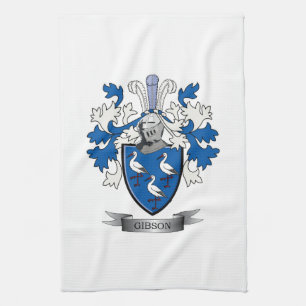 Linge De Cuisine Manteau de crête de famille de Gibson des bras