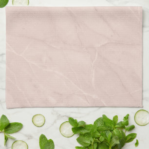 Linge De Cuisine Marbre Rose Clair Élégant Design Moderne