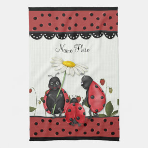 Linge De Cuisine Marche de Ladybug - Personnaliser