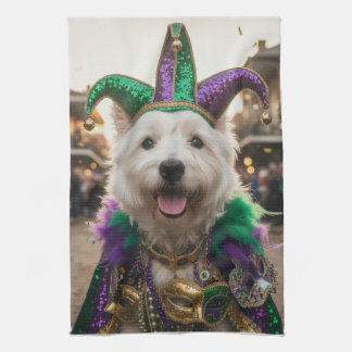 Linge De Cuisine Mardi Gras Dog Jester Costume