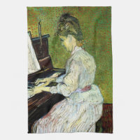 Marguerite Gachet au piano par Vincent van Gogh