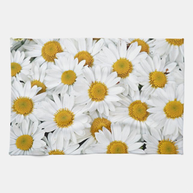 Linge De Cuisine Marguerites (Horizontal)