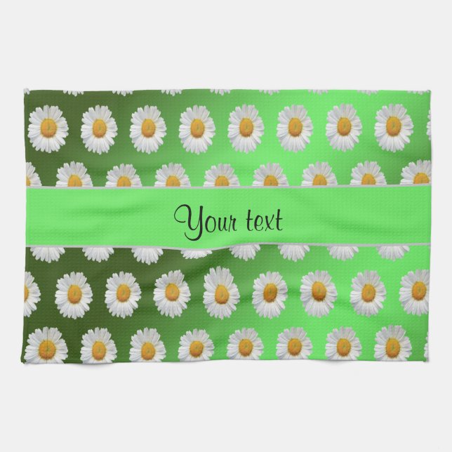 Linge De Cuisine Marguerites (Horizontal)