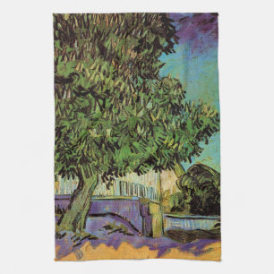 Linge De Cuisine Marronnier en fleurs par Vincent van Gogh