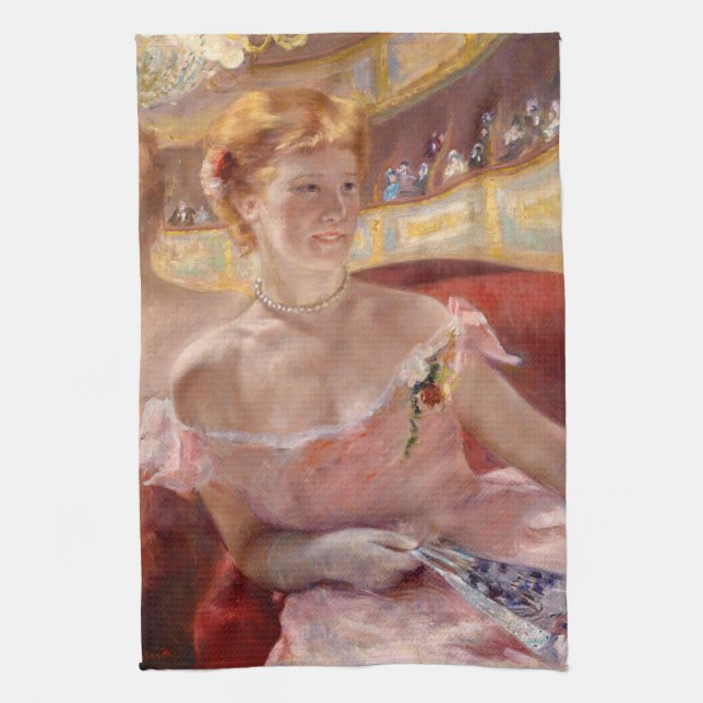 Linge De Cuisine Mary Cassatt - Femme avec collier de perle dans un (Vertical)
