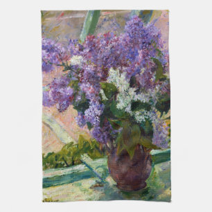 Linge De Cuisine Mary Cassatt Lilacs dans une fenêtre