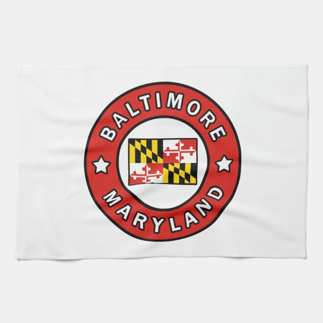 Linge De Cuisine Maryland de Baltimore (Horizontal)