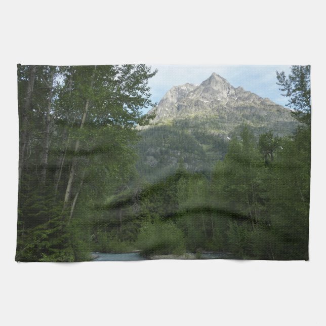 Linge De Cuisine McDonald Creek au parc national des Glaciers (Horizontal)