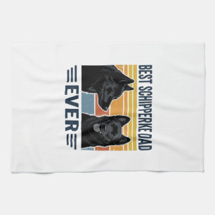 Linge De Cuisine Meilleur papa Schipperke de tous les temps Design